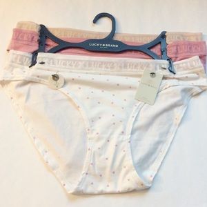 Lucky Brand Panties 3 Pack Large NWT